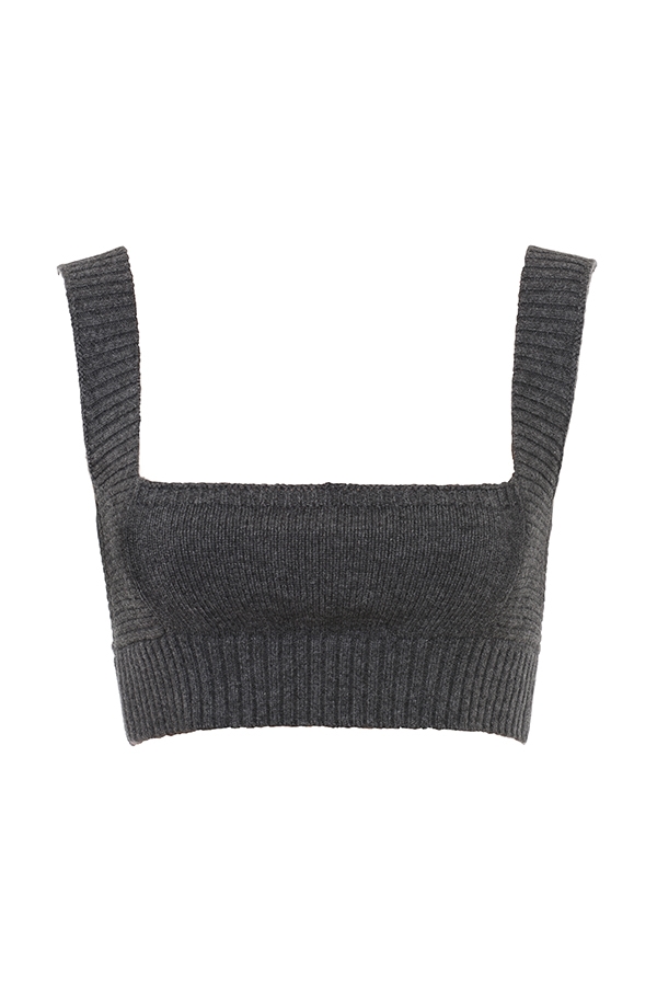 Sia  Charcoal Cashmere Blend Bralette — image 10