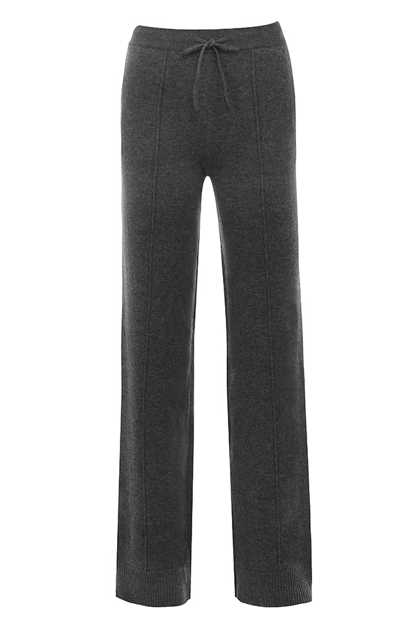 Yalina  Charcoal Cashmere Blend Trousers — image 10