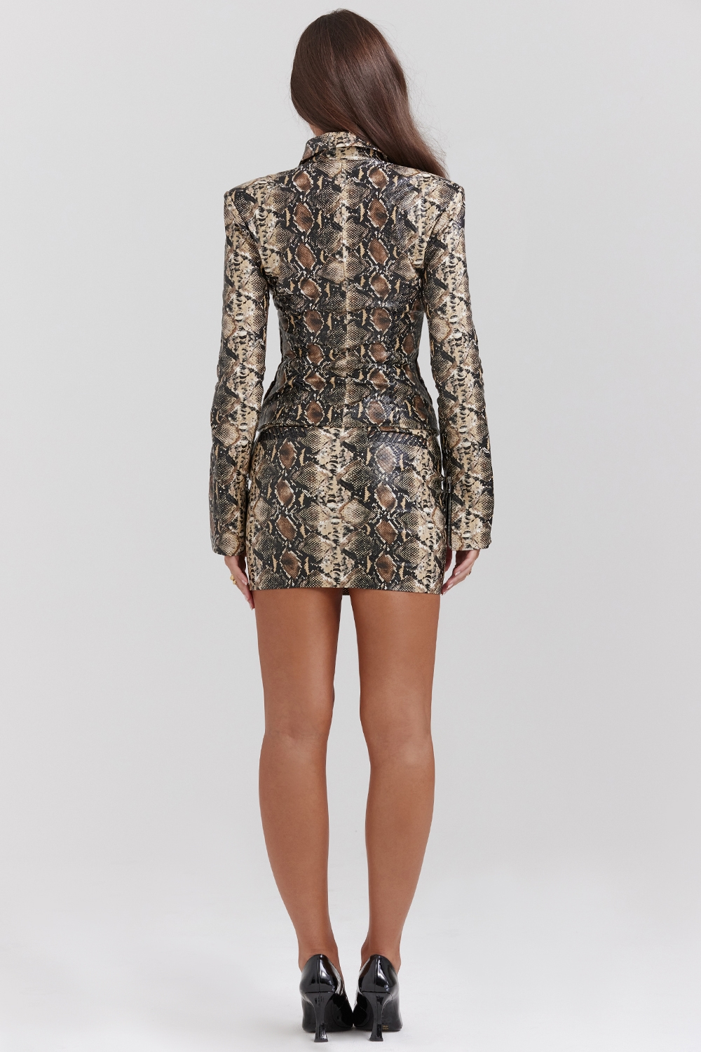 Vani  Snake Print Fitted Jacket — image 7