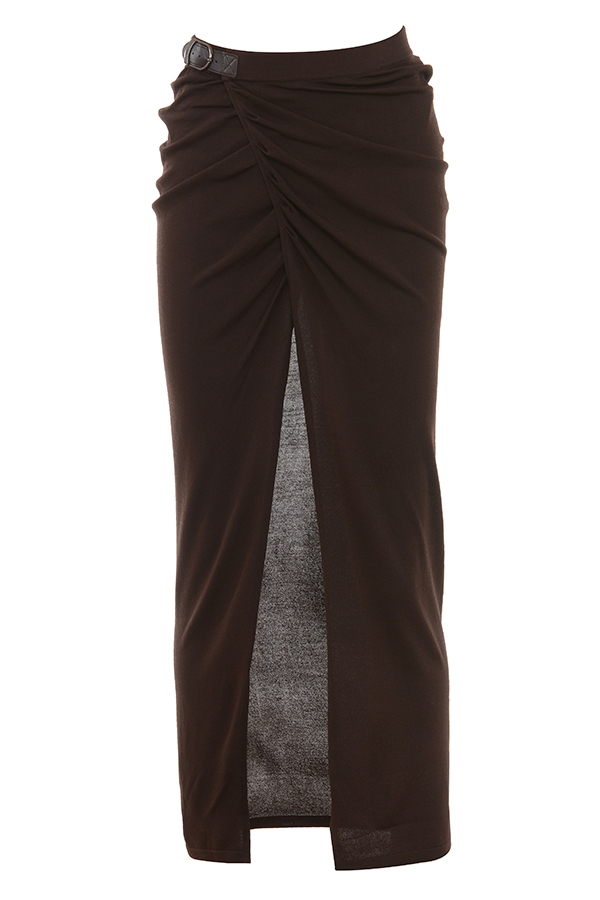 Lilas  Espresso Knit Midi Skirt — image 10