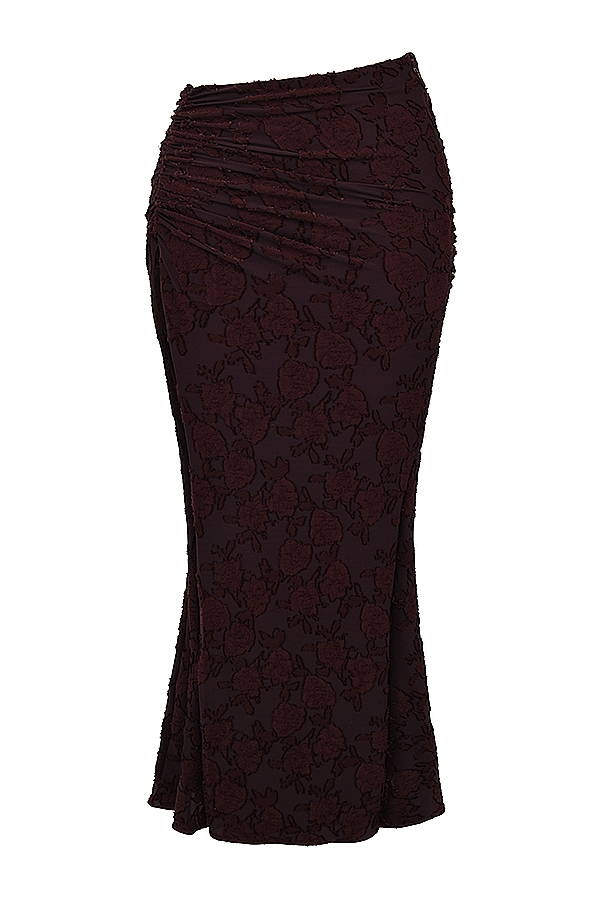 Adrielle  Cocoa Midi Skirt — image 10