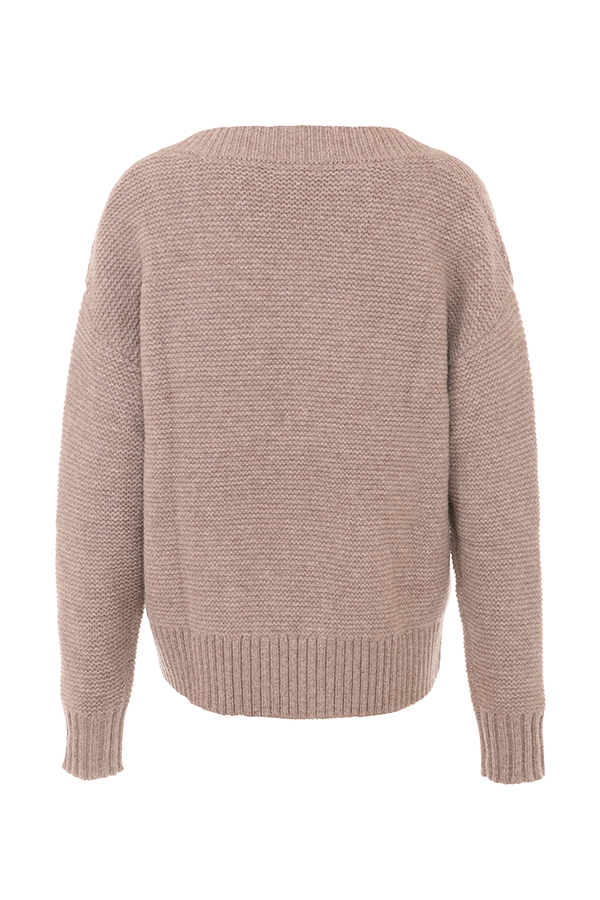 Alara  Barley Chunky Natural Wool Cardigan — image 17