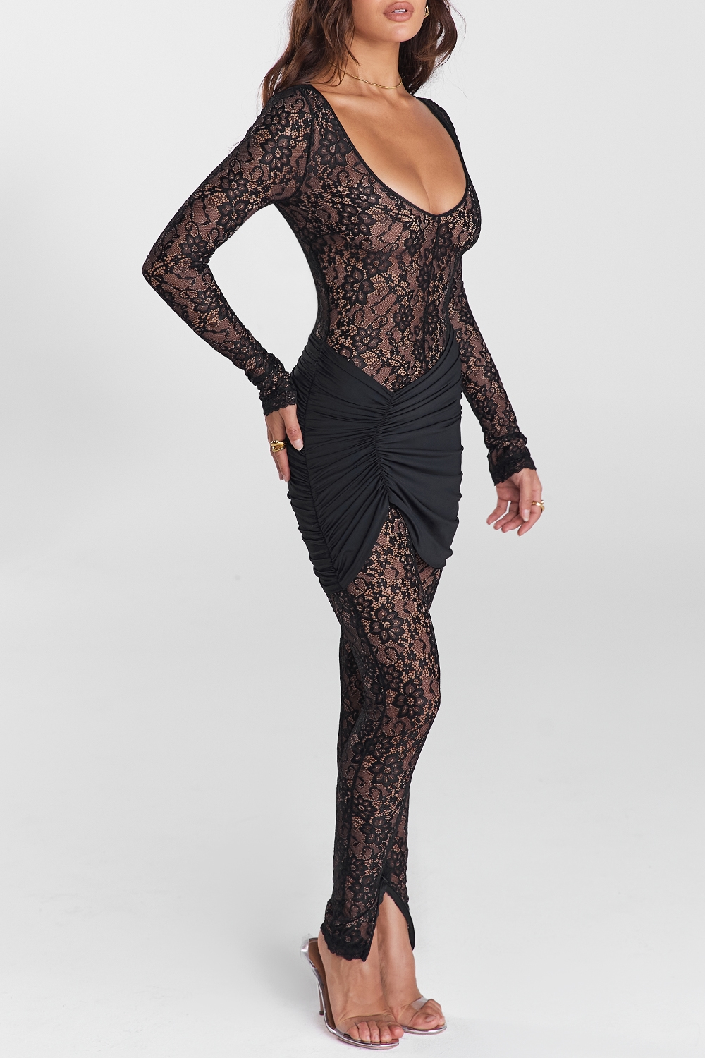 Mistress Rocks Black Lace Jumpsuit - SALE — image 7