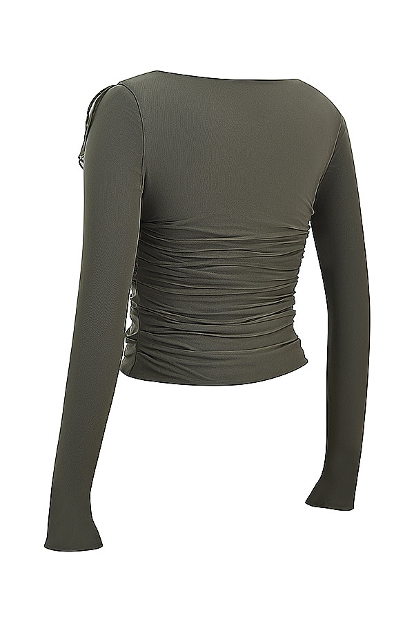 Mistress Rocks Moss Ruffle Top - SALE — image 14