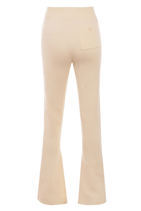 Nereida  Cream Cashmere Blend Trousers — image 11