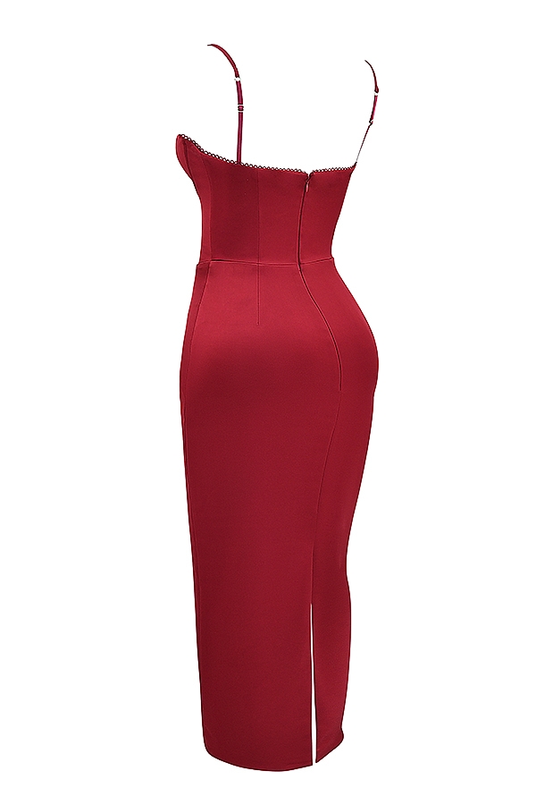 Stefania  Ruby Corset Maxi Dress — image 13