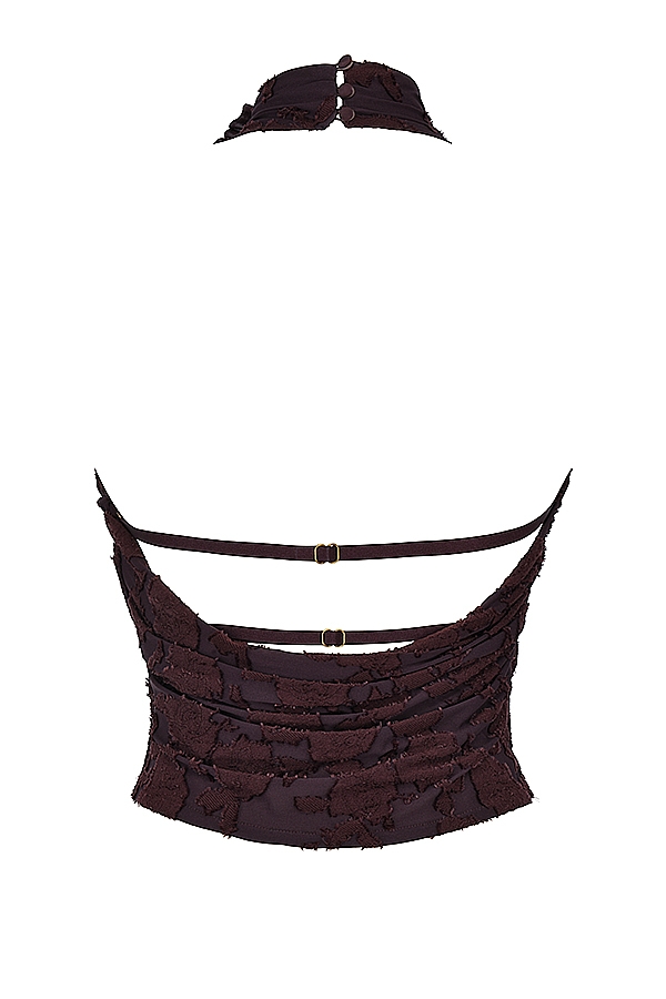 Kyra  Cocoa Halter Top — image 13