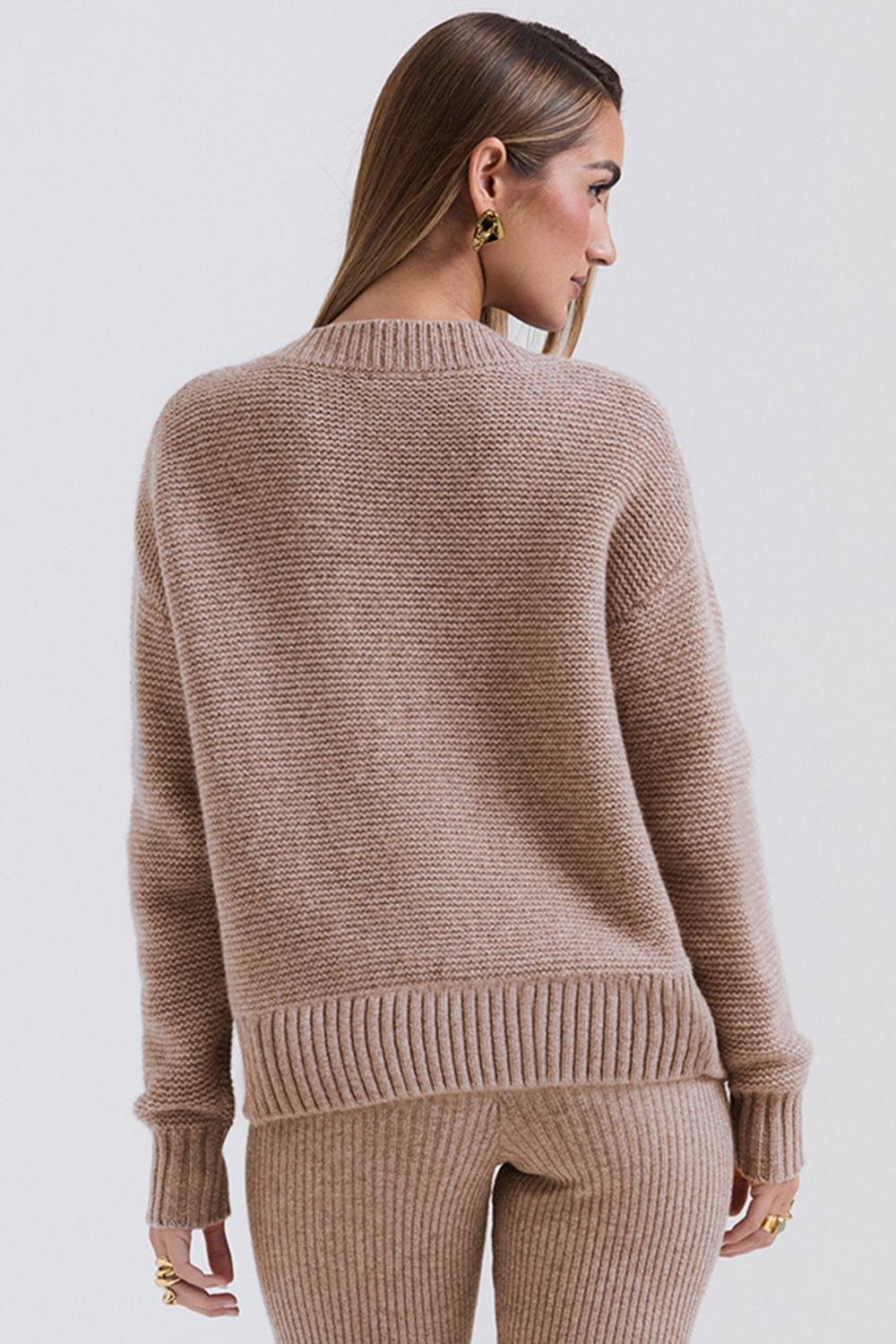 Alara  Barley Chunky Natural Wool Cardigan — image 10