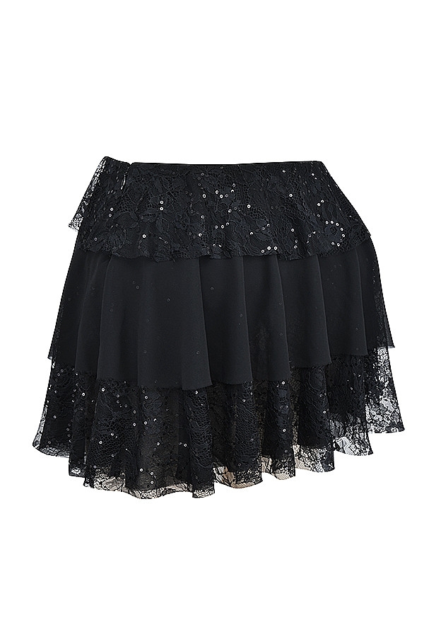 Mistress Rocks Black Layered Mini Skirt - SALE — image 13
