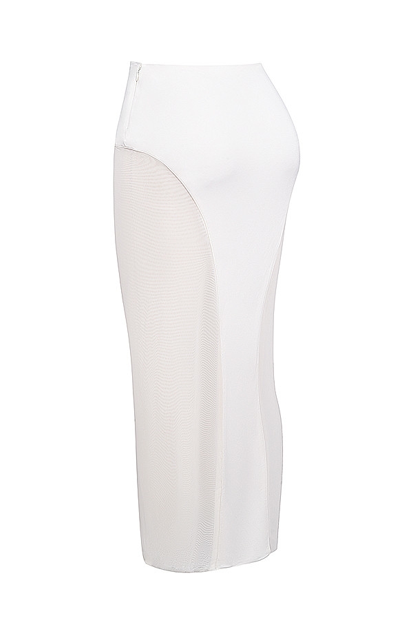 Mistress Rocks Ivory Panelled Maxi Skirt - SALE — image 12