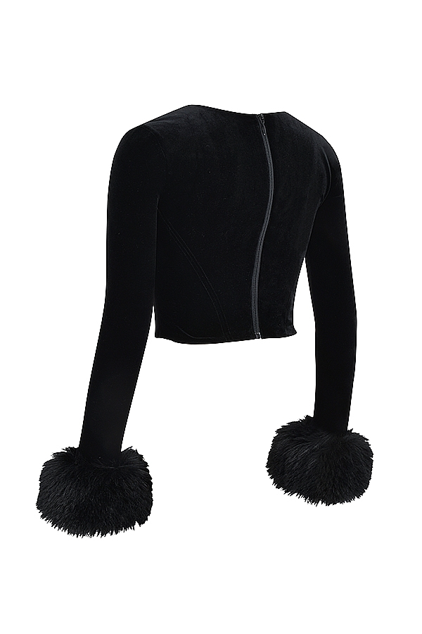 Catriona  Black Velvet Corset — image 14