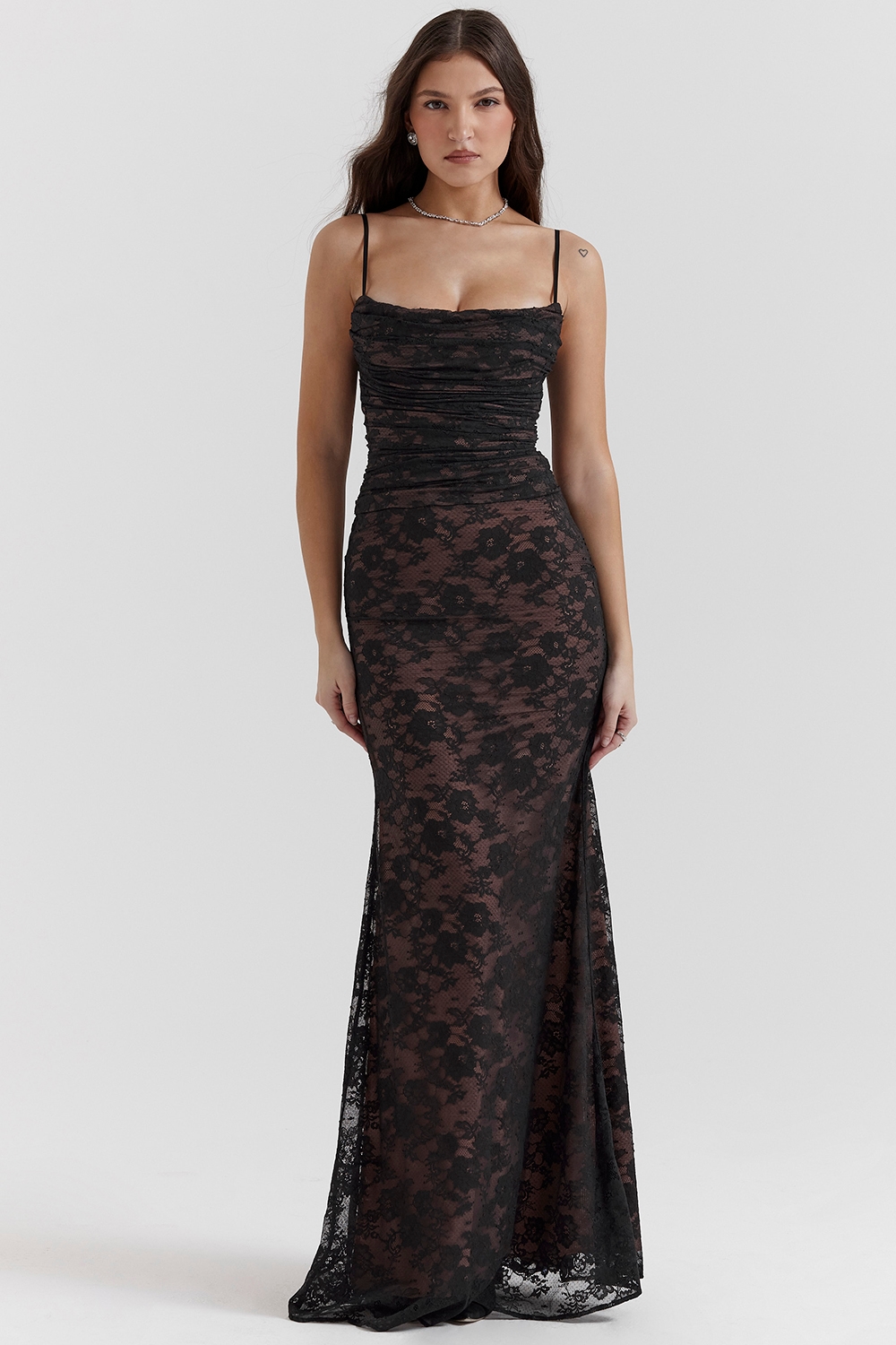 Artemis  Black Lace Maxi Dress — image 9