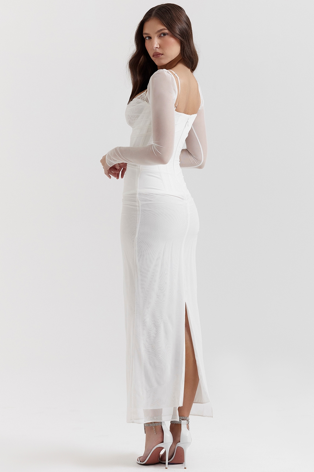 Katarina  White Maxi Dress — image 6