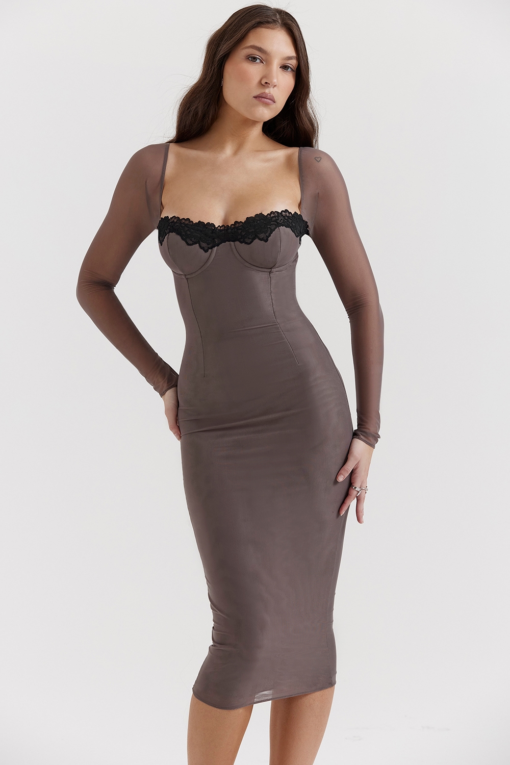 Seraphina  Smoke Corset Dress — image 5
