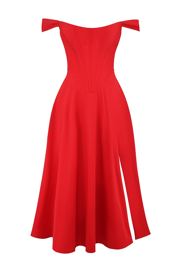 Saira  Scarlet Midi Sundress — image 12