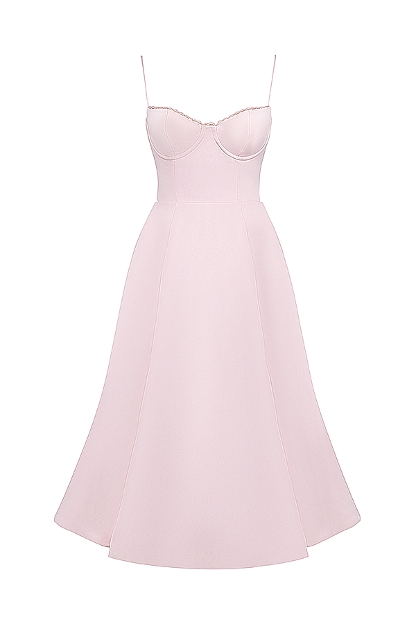 Mademoiselle  Ballerina Pink Midi Dress — image 14