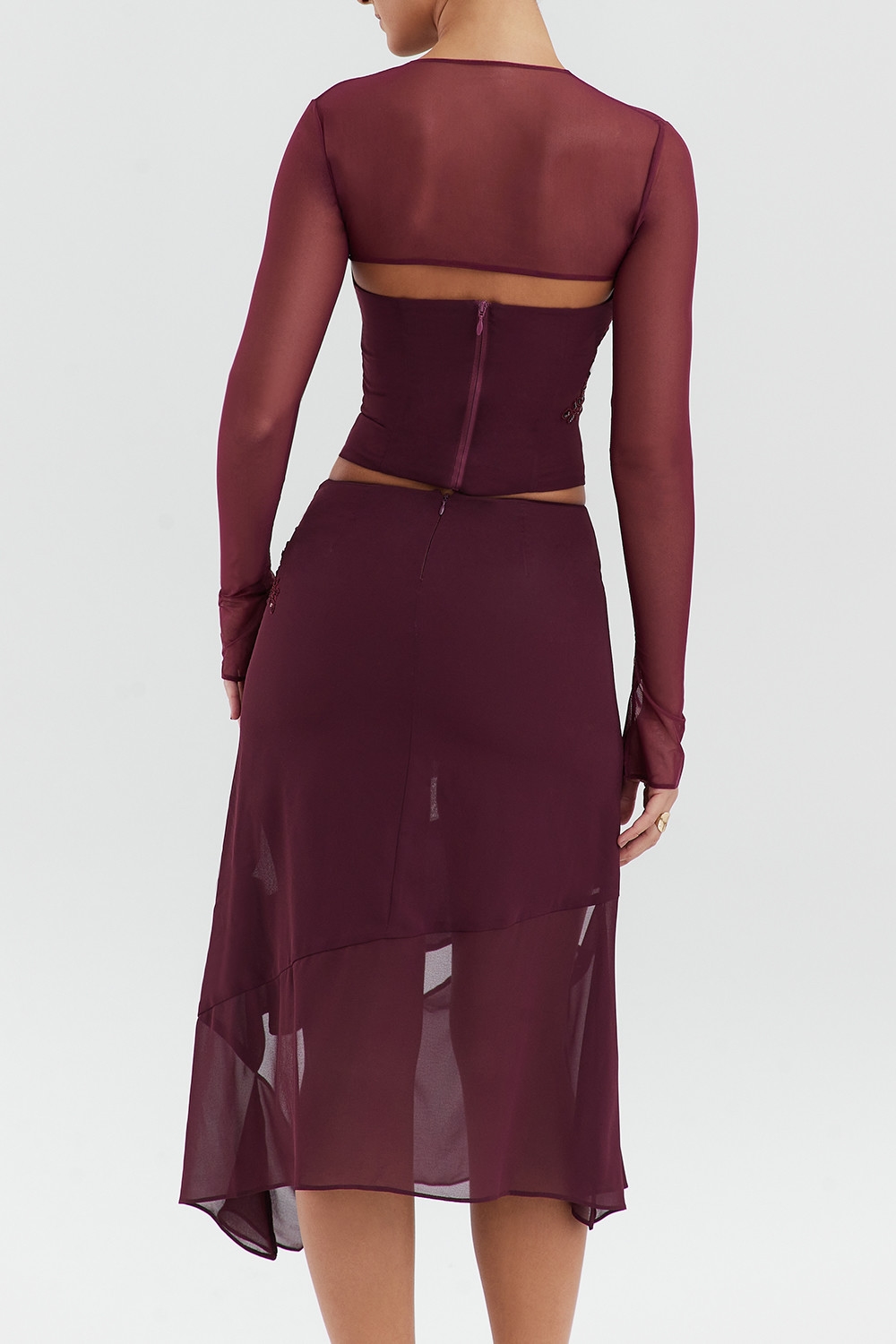 Mistress Rocks Black Cherry Embellished Top - SALE — image 10