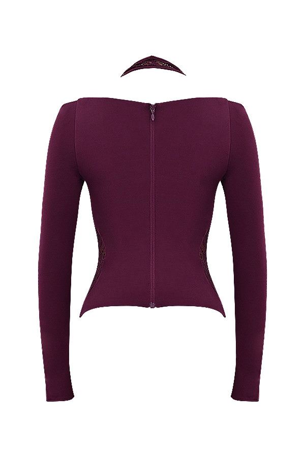Mistress Rocks Black Cherry Halter Top - SALE — image 17