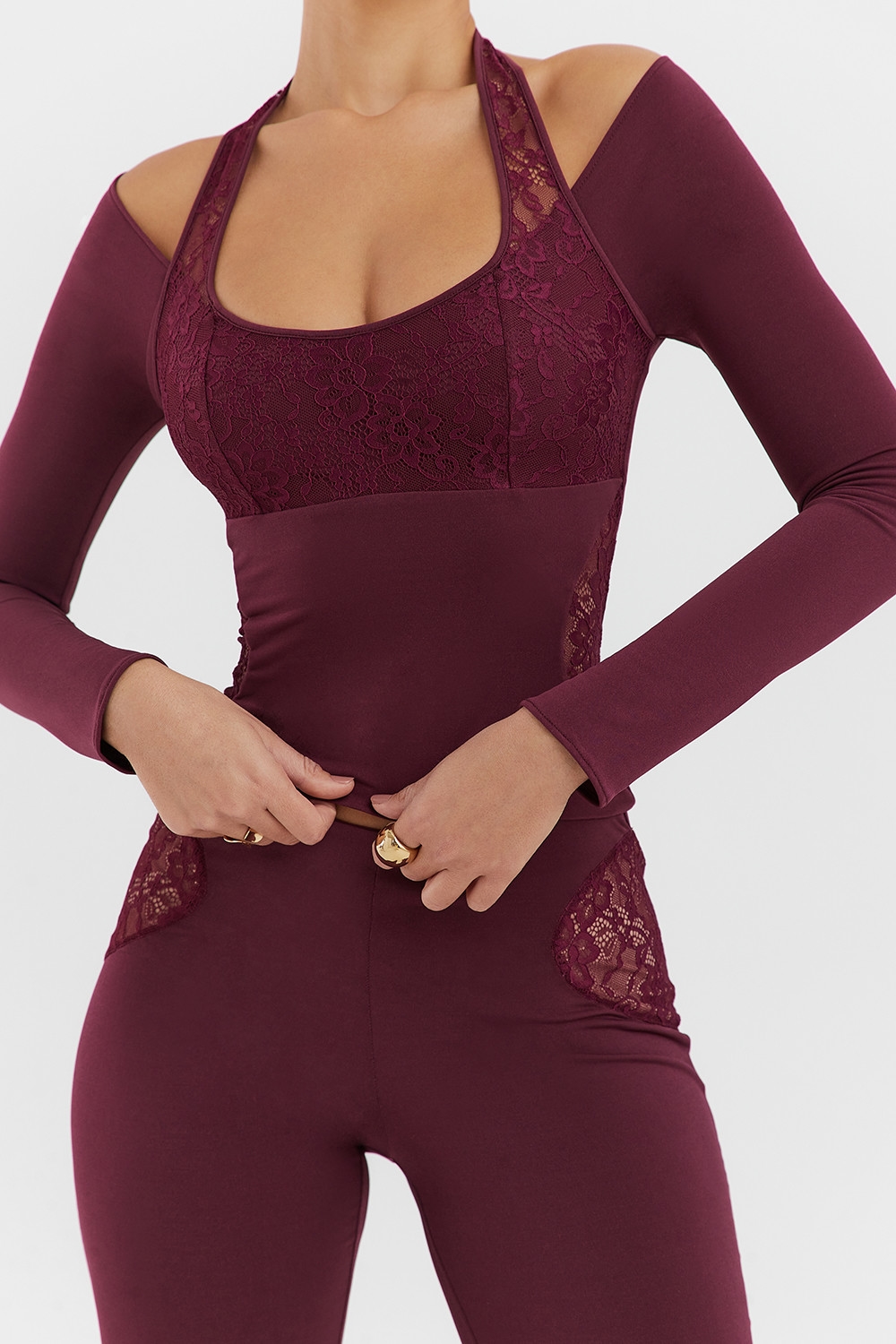 Mistress Rocks Black Cherry Halter Top - SALE — image 8