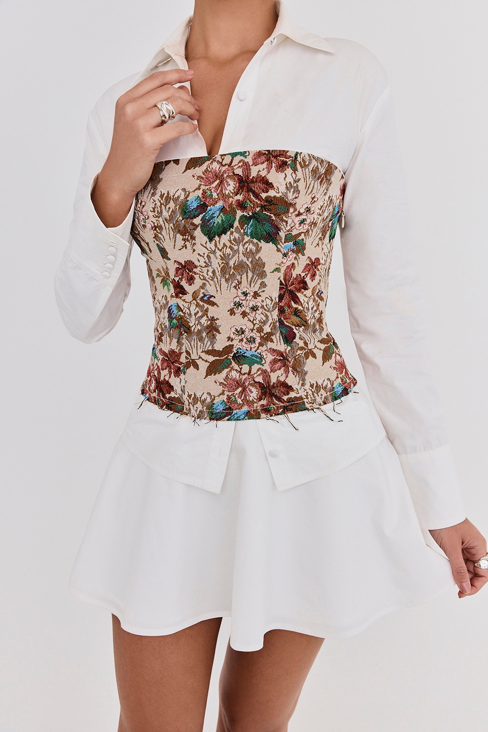 Mistress Rocks Tapestry Jacquard Shirt Dress - SALE — image 6