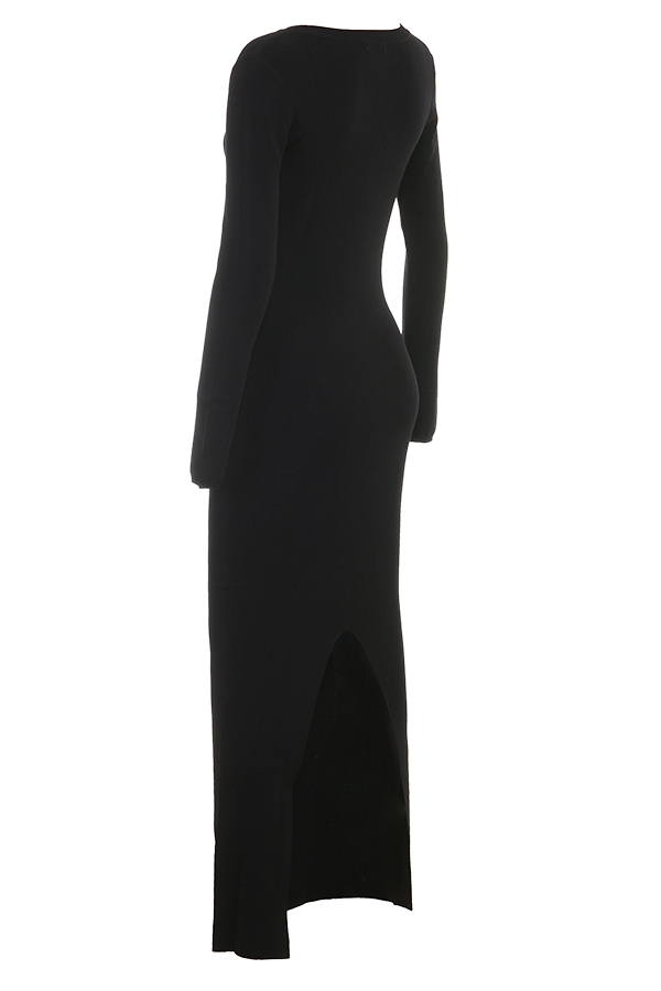 Keeya  Black Knit Maxi Dress — image 15