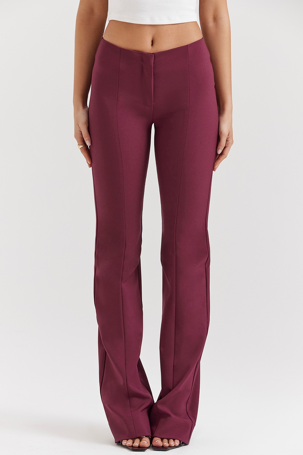 Lillie  Wine Trousers — image 10