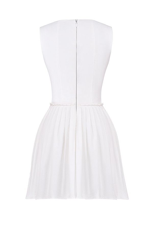 Cupid  White Pleated Mini Dress — image 17