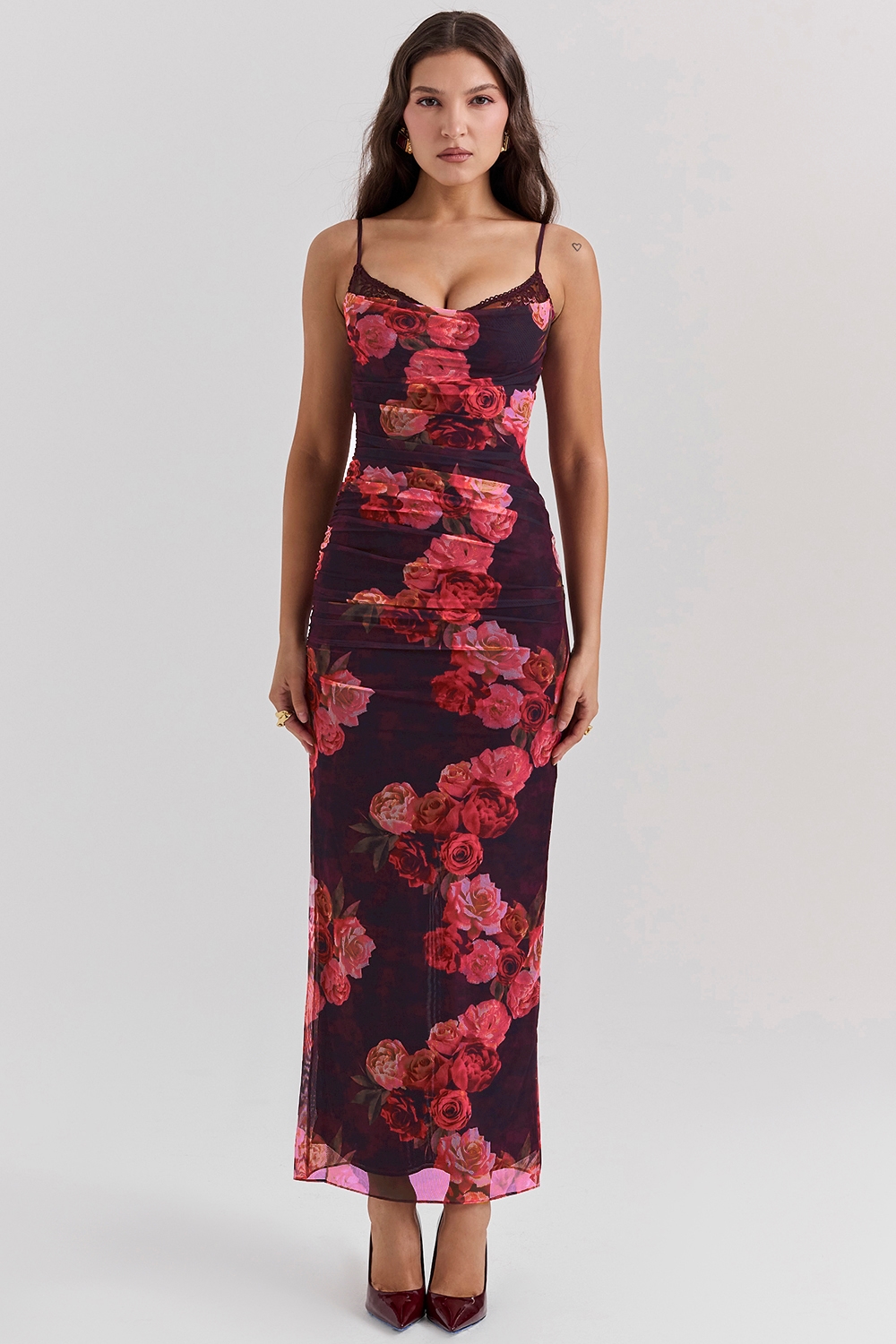 Nalini  Romantic Floral Maxi Dress — image 2