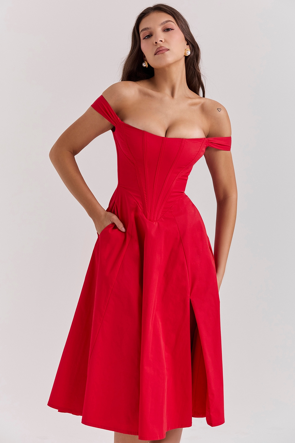 Saira  Scarlet Midi Sundress — image 6