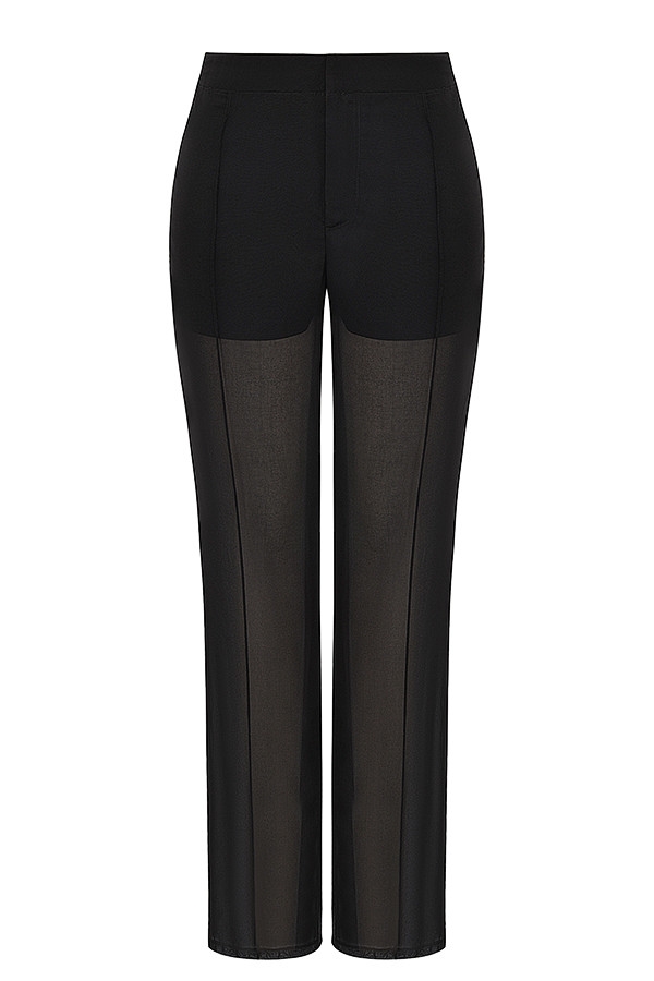 Mistress Rocks Black Sheer Trousers - SALE — image 9