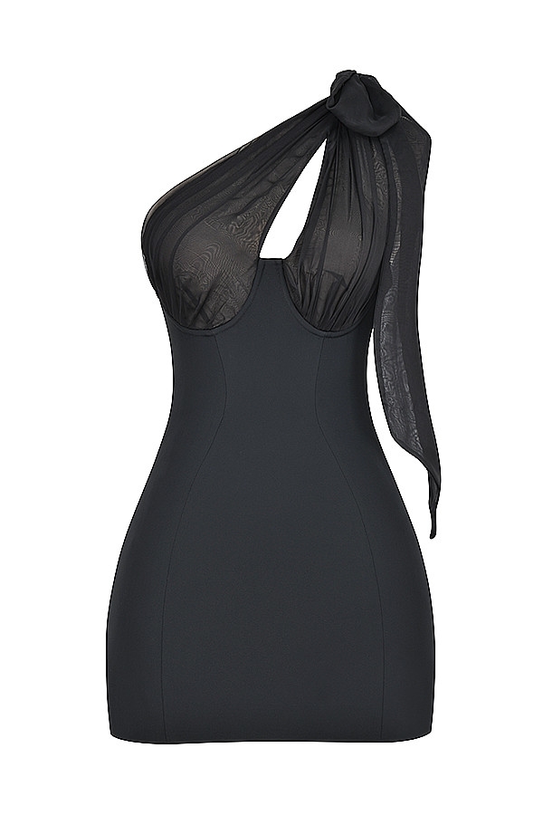 Mistress Rocks Black Cutout One Shoulder Top - SALE — image 11