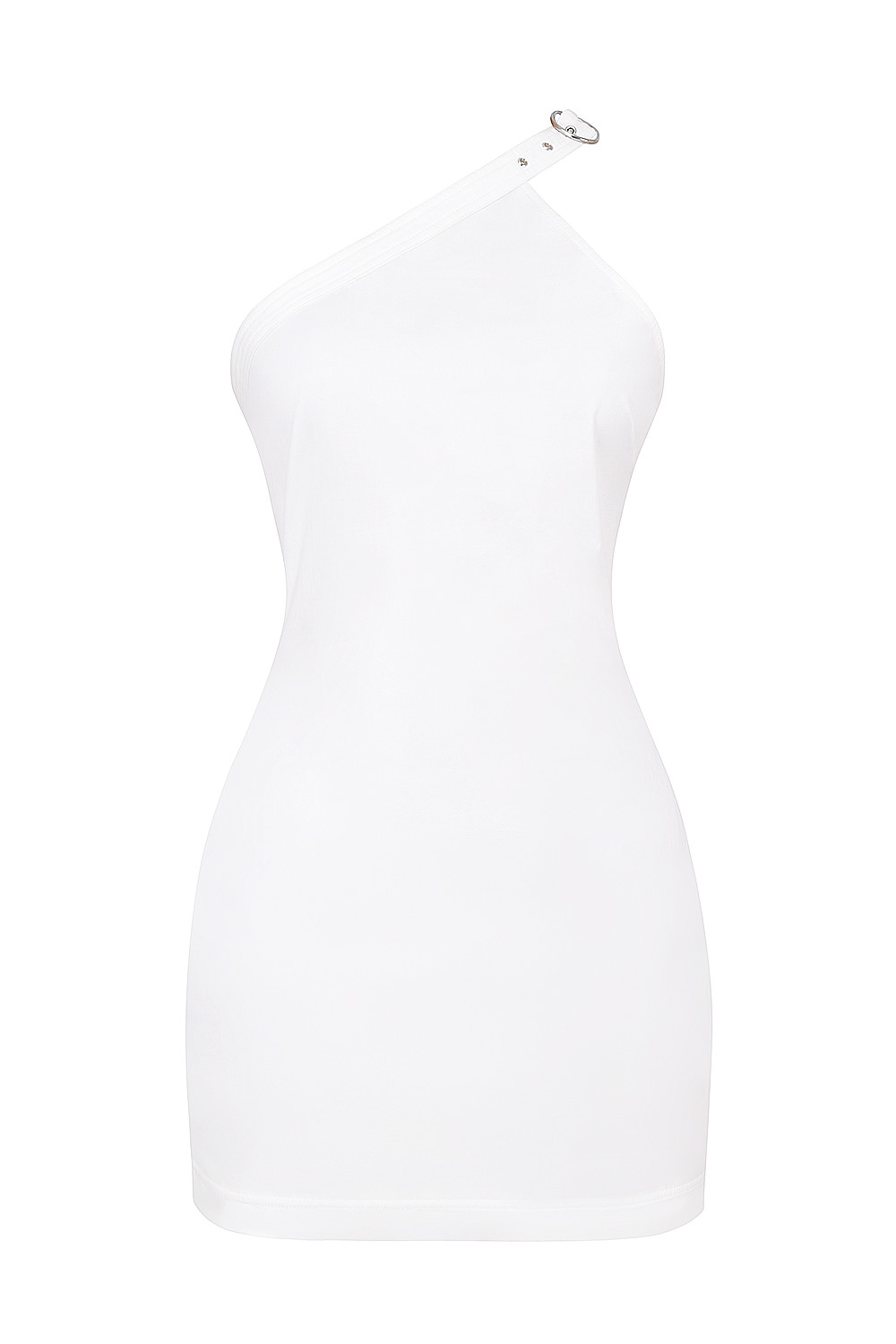 Mistress Rocks White Asymmetric Mini Dress - SALE — image 11