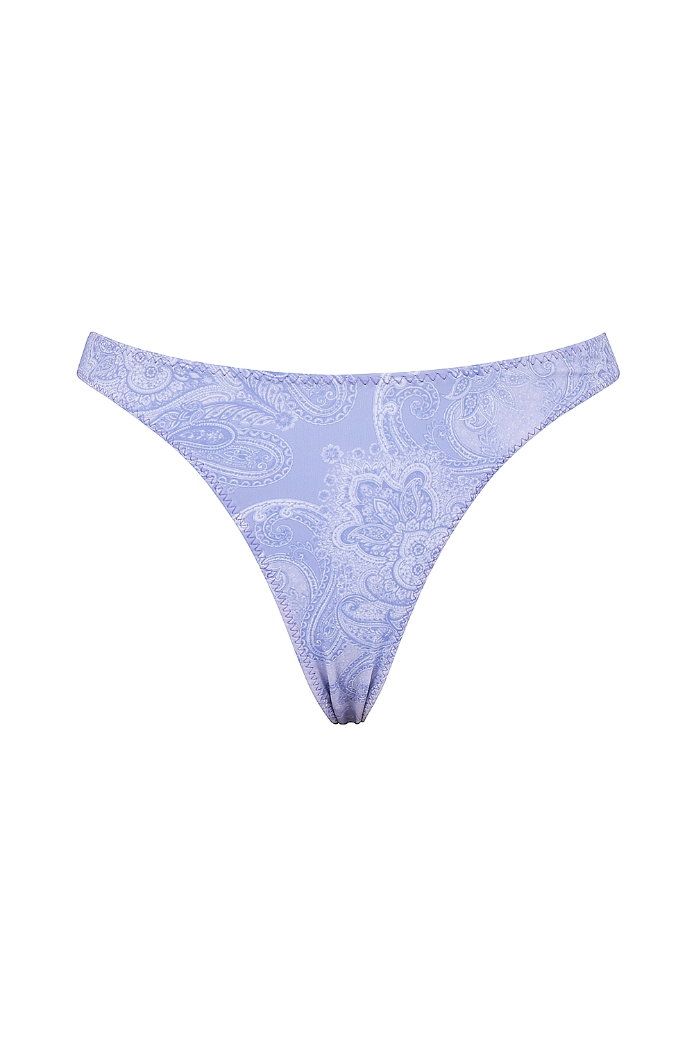 Capri  Lavender Paisley High Leg Bikini Bottom — image 11