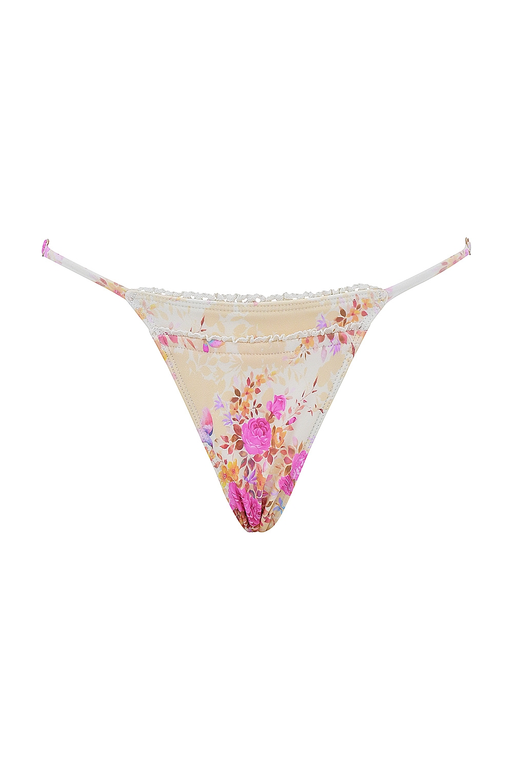 Toulouse  Floral Print Ruffle Trim Bikini Bottom — image 12