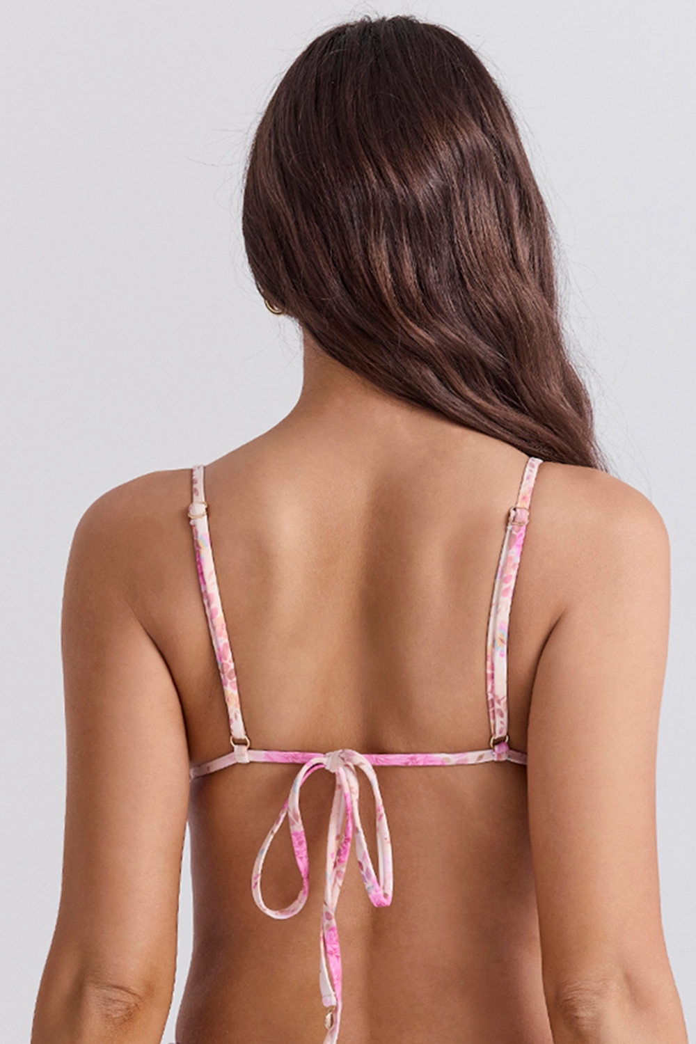 Corsica  Floral Print Ruffle Trim Bikini Top — image 7