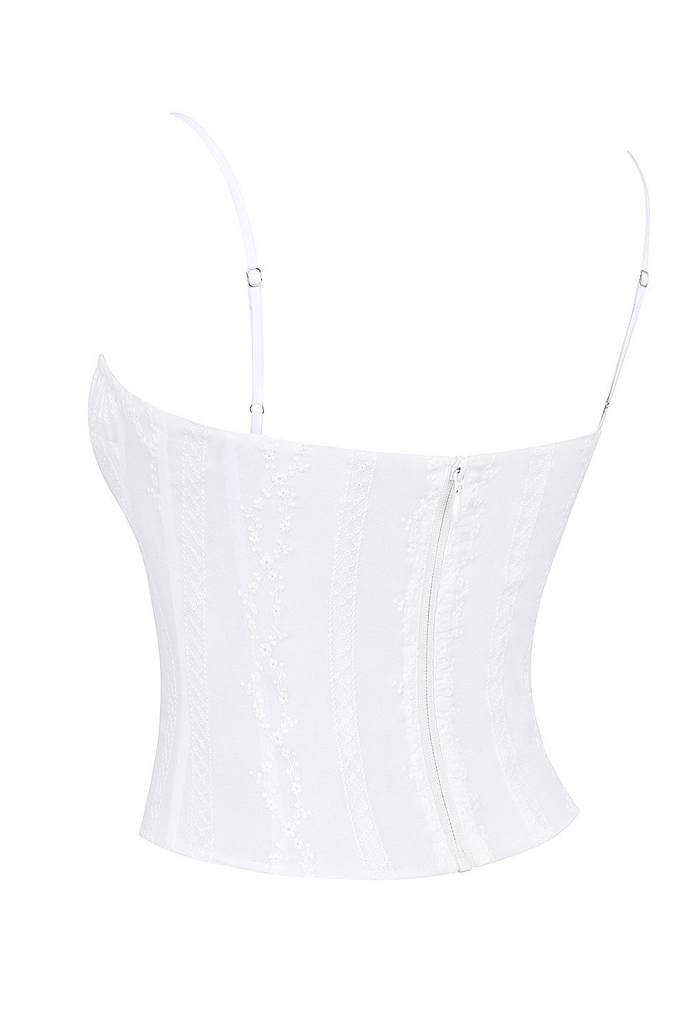 Mistress Rocks Cloud Broderie Cotton Corset Top - SALE — image 12
