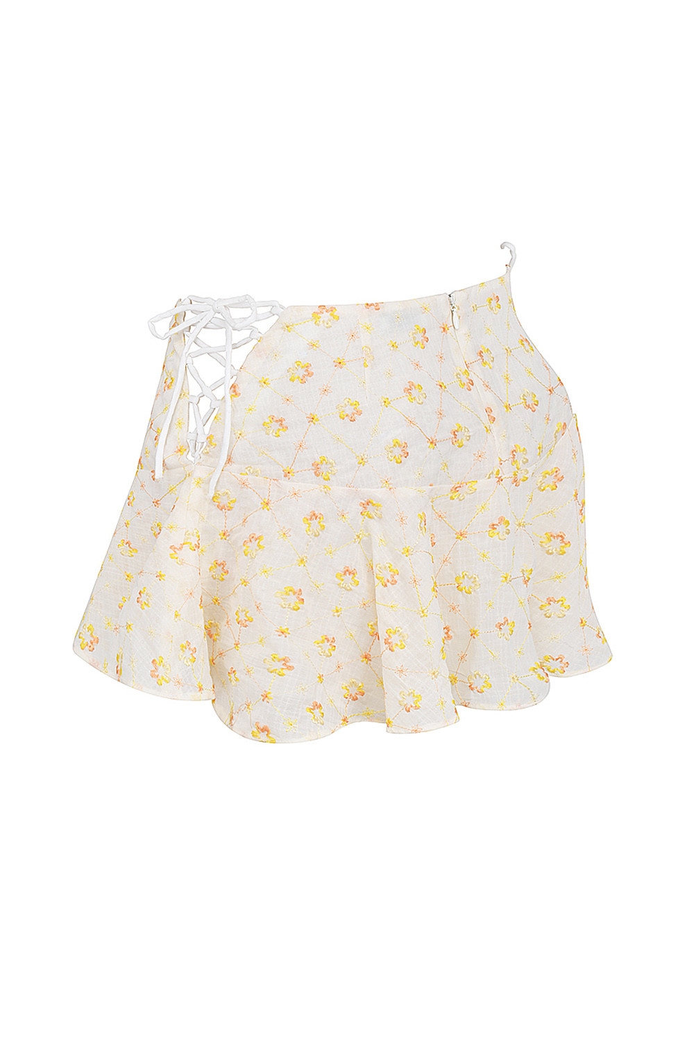 Mistress Rocks Cloud Floral Embroidered Mini Skirt - SALE — image 12
