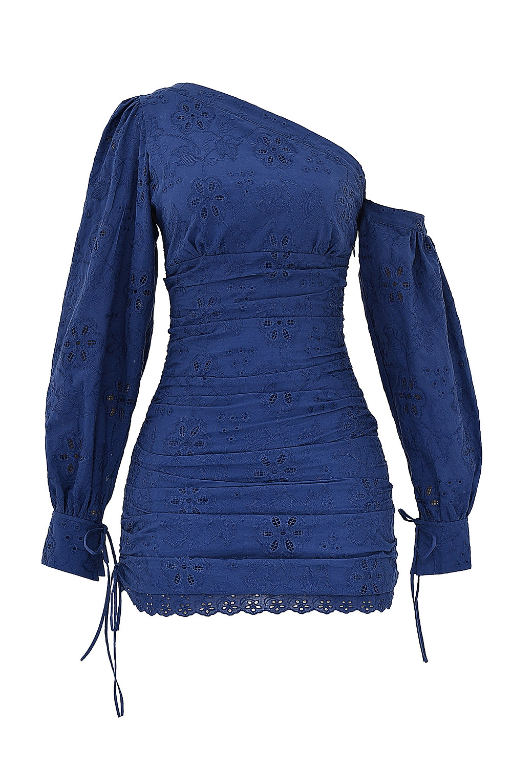 Mistress Rocks Navy Broderie Cotton Off Shoulder Mini Dress - SALE — image 11