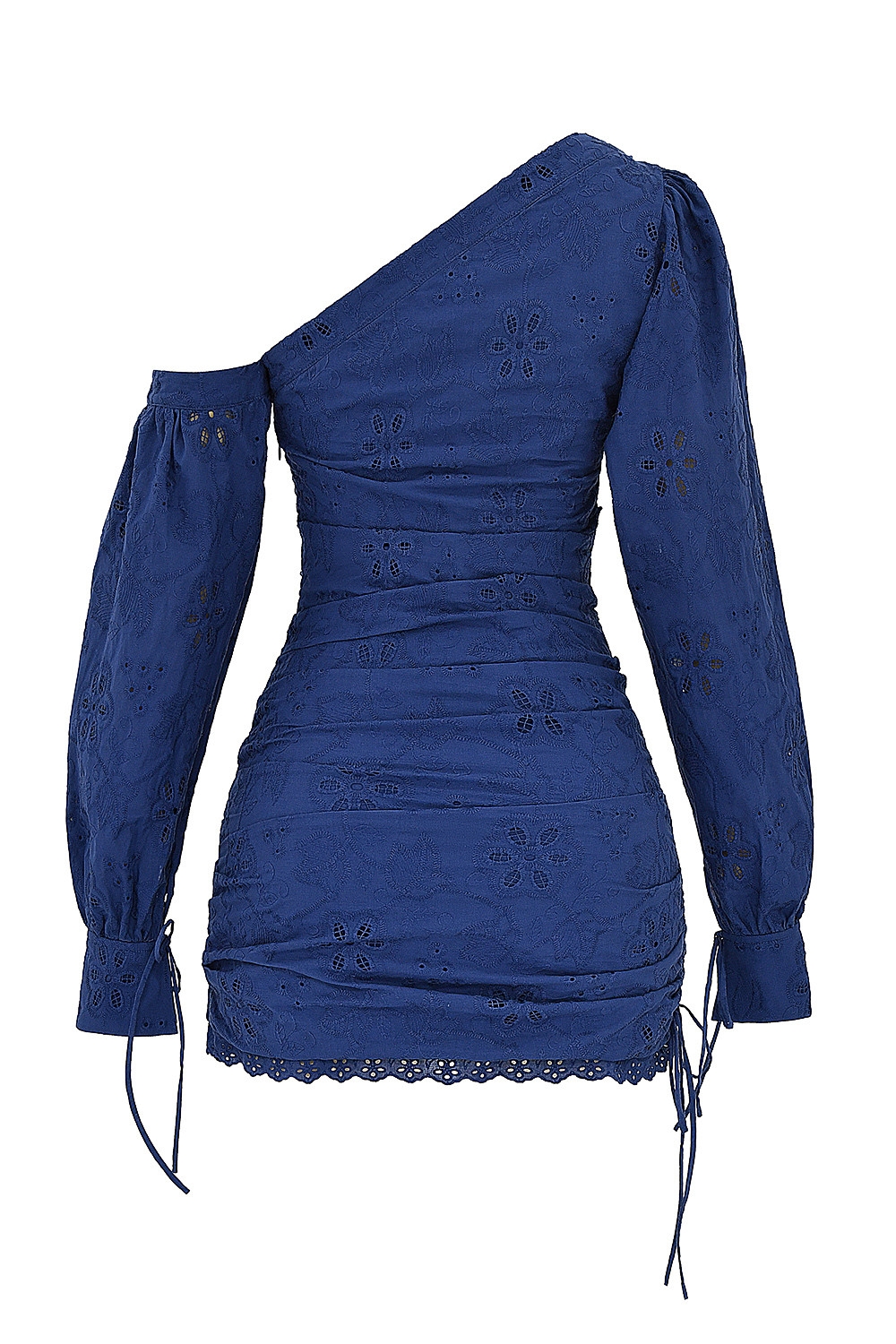 Mistress Rocks Navy Broderie Cotton Off Shoulder Mini Dress - SALE — image 13