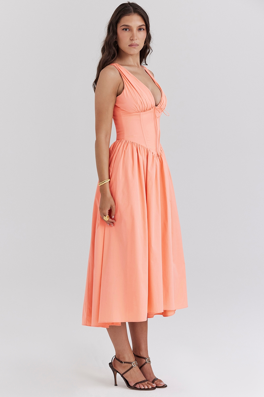 Emmelina  Sorbet Cotton Corset Sundress — image 5