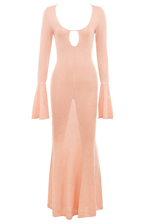 Sereia  Sorbet Metallic Knit Maxi Dress — image 8
