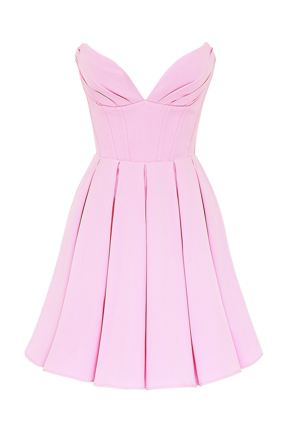 Mar  Cotton Candy Twill Strapless Mini Dress — image 10