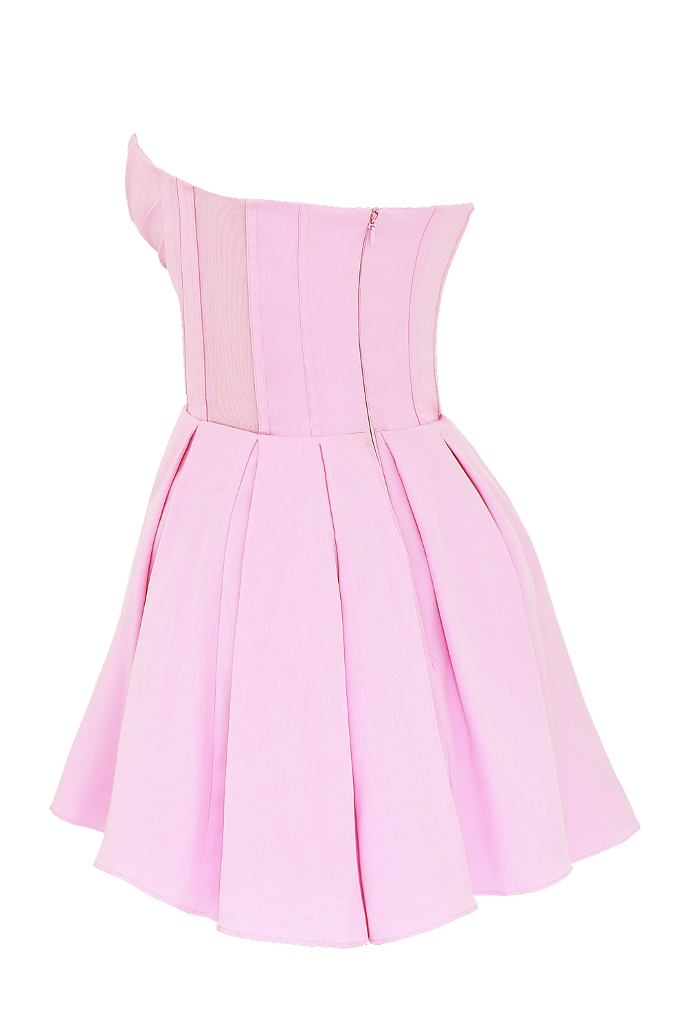 Mar  Cotton Candy Twill Strapless Mini Dress — image 11