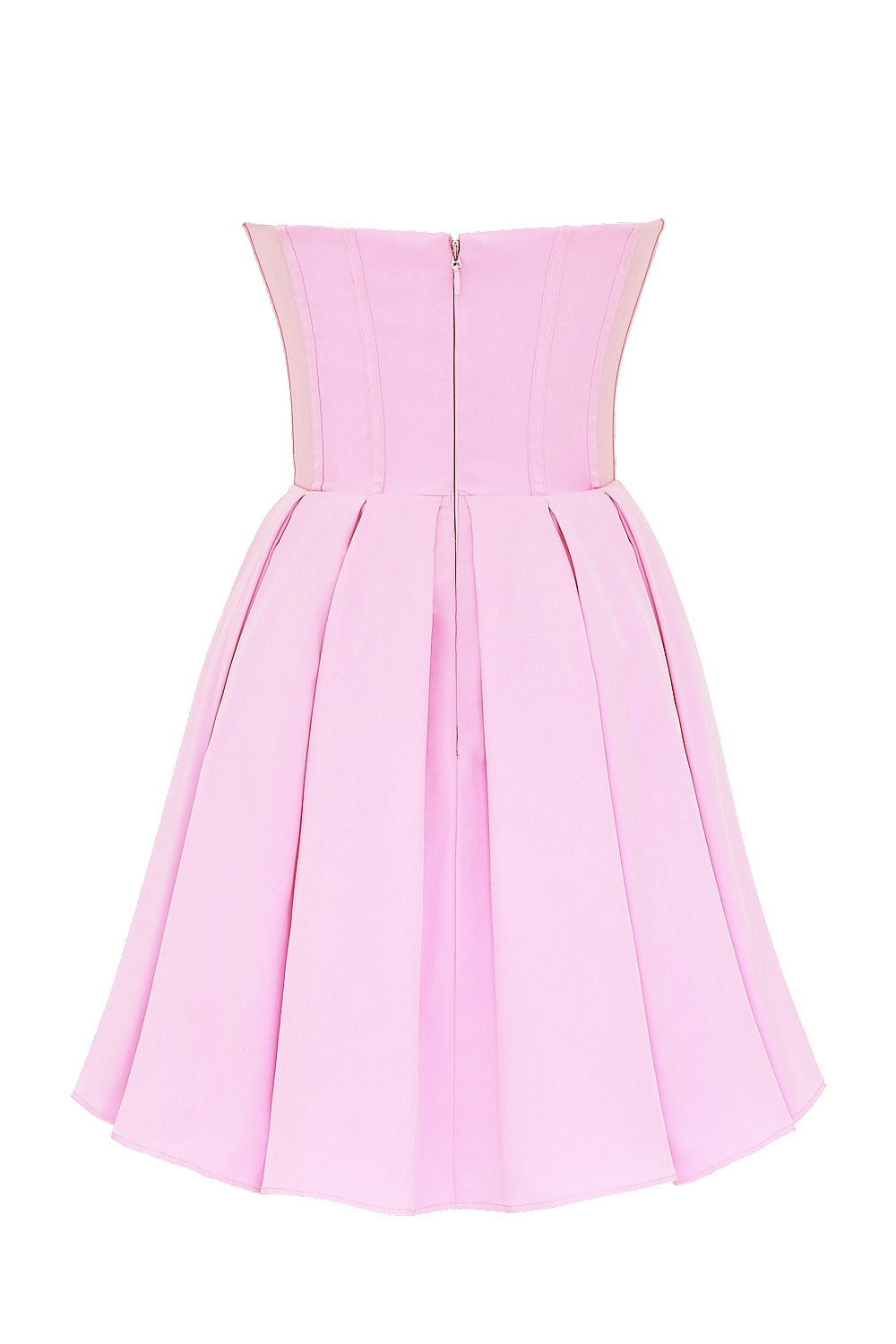Mar  Cotton Candy Twill Strapless Mini Dress — image 12