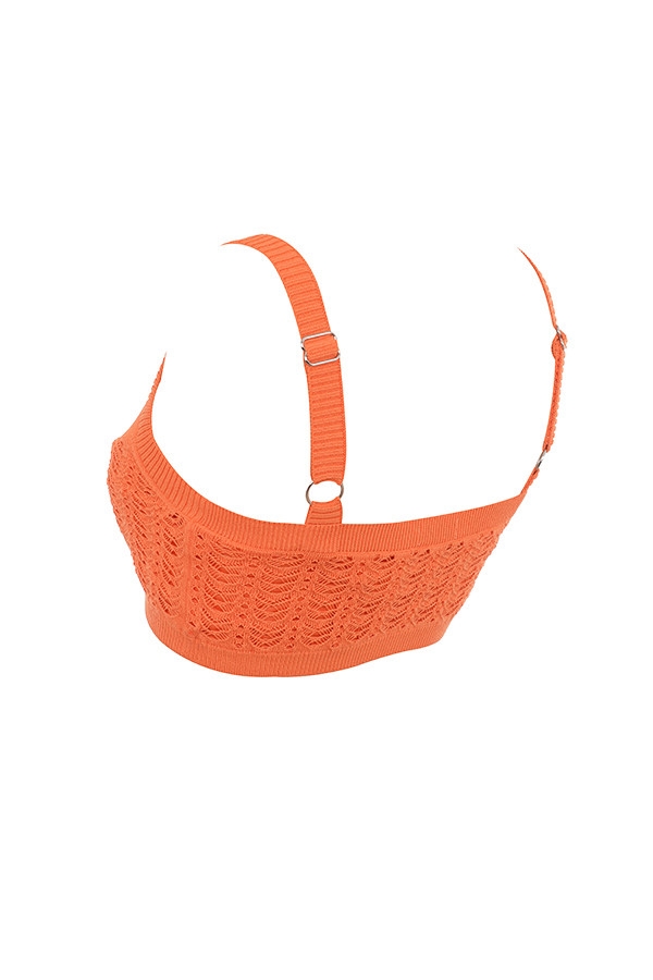 Mistress Rocks Tangerine Dainty Knit Bralette - SALE — image 12