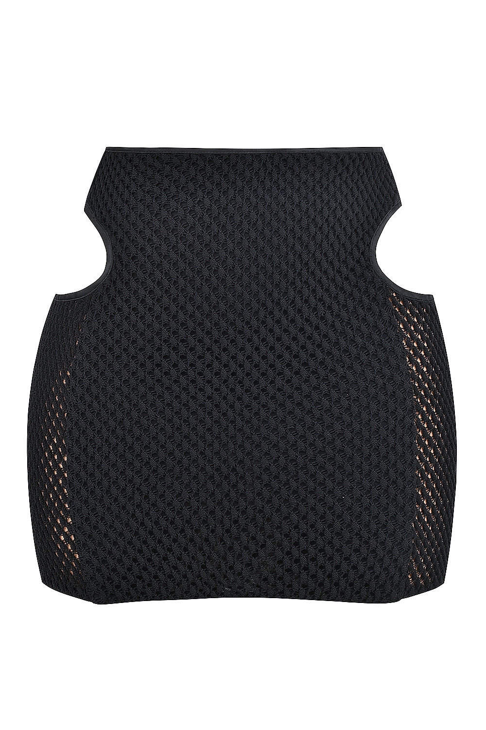 Mistress Rocks Black Knit Cutout Mini Skirt - SALE — image 11