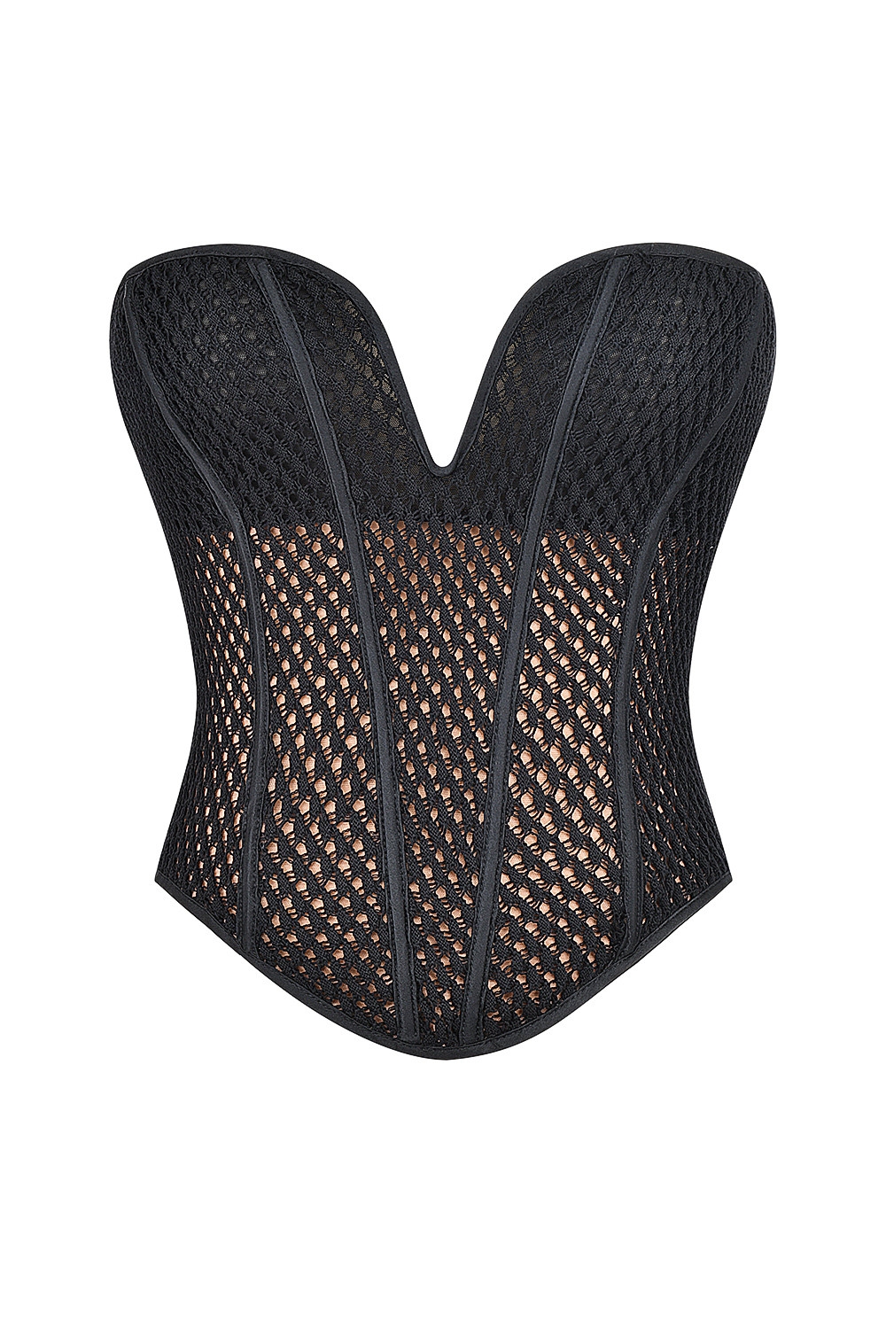 Mistress Rocks Black Knit Strapless Corset - SALE — image 12