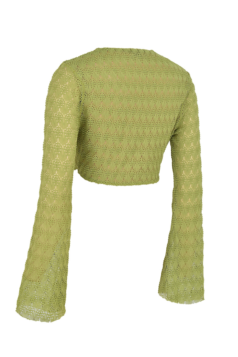 Mistress Rocks Lime Knit Lace Up Top - SALE — image 11