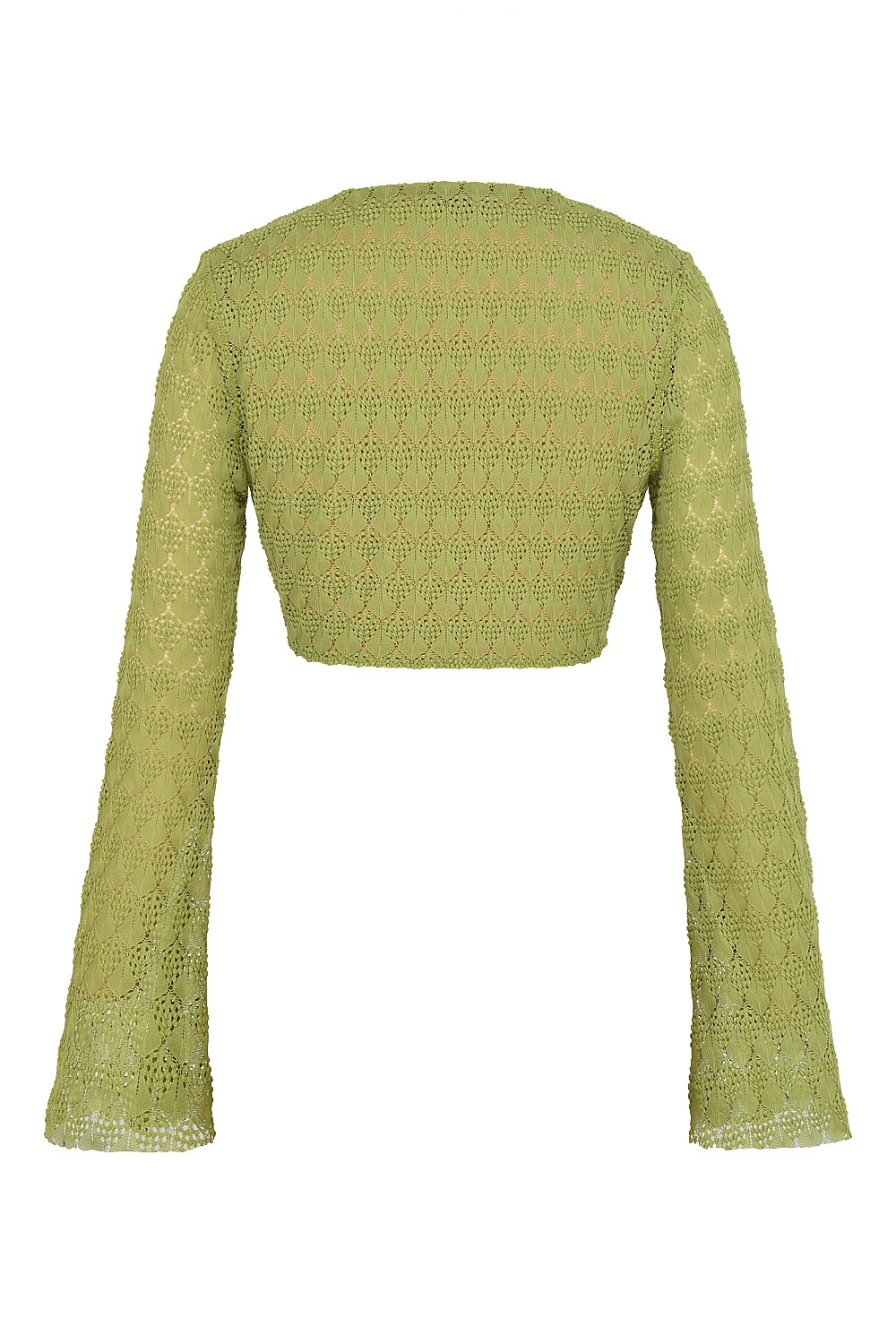 Mistress Rocks Lime Knit Lace Up Top - SALE — image 12