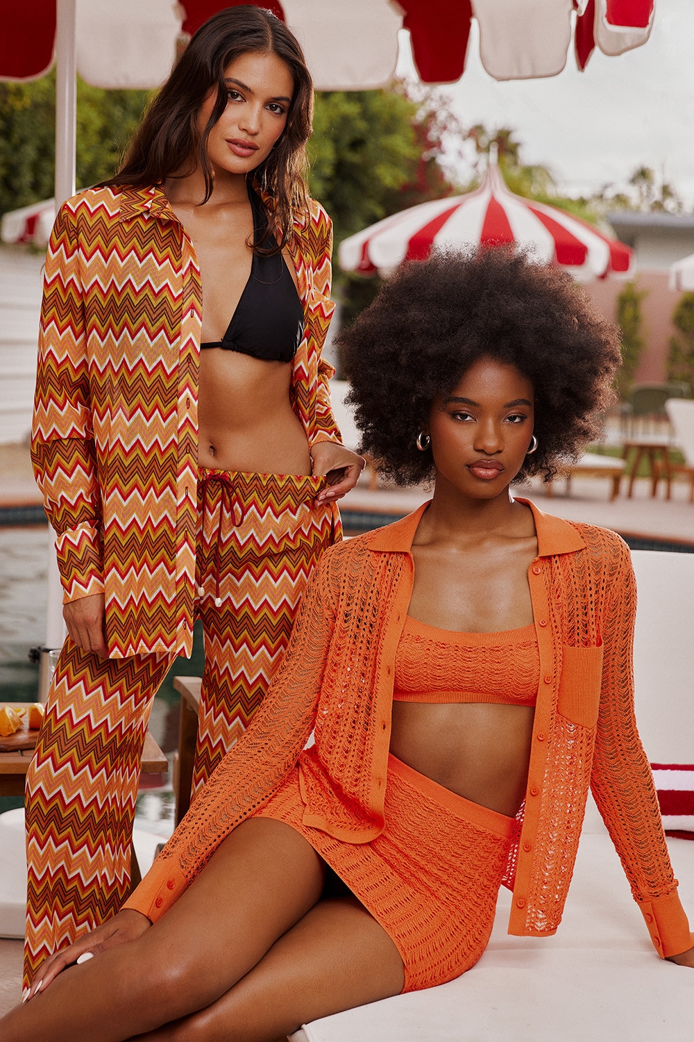 Mistress Rocks Tangerine Dainty Knit Relaxed Shirt - SALE — image 10